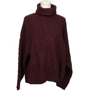 ✨ GUESS Red Turtleneck Winter Sweater - Size L - New w/ Tag! ✨